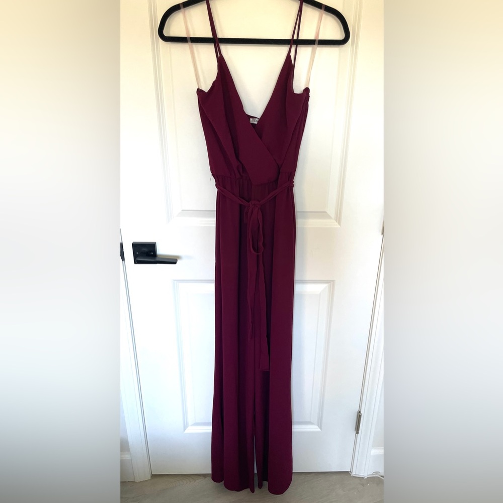 Burgundy Jumpsuit